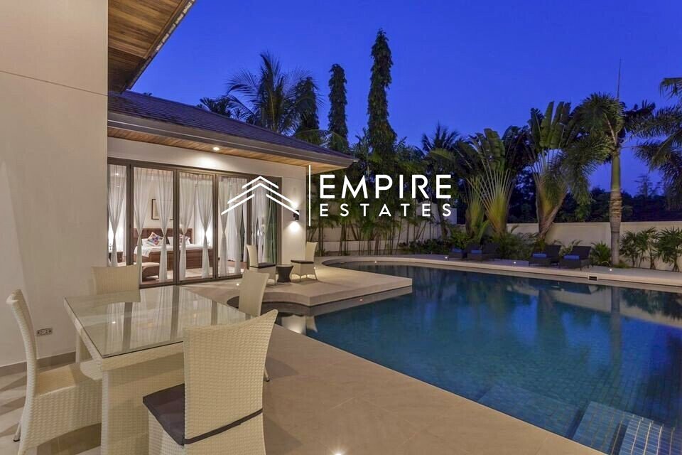 a patio area of some type with a pool